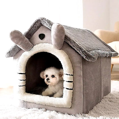 Folding Houses for Small and Medium Sized Dogs and Cats, Mattresses, Pet Products, Puppy Baskets, Winter Kennels