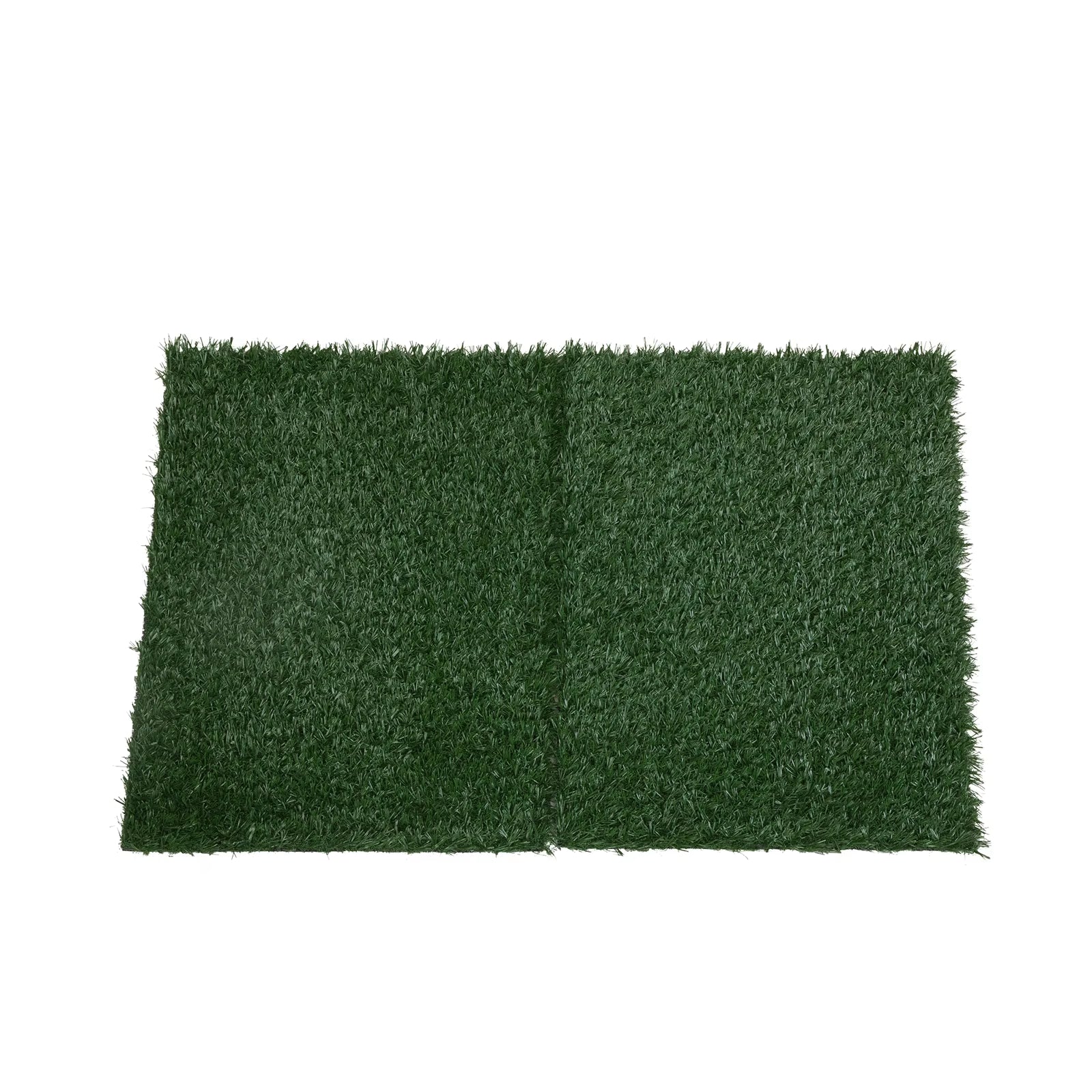 2PCS Realistic Artificial Grass Rug for Pet Potty Training, Synthetic Dog Pee Grass Turf Patch Carpet Pad for Indoor Outdoor