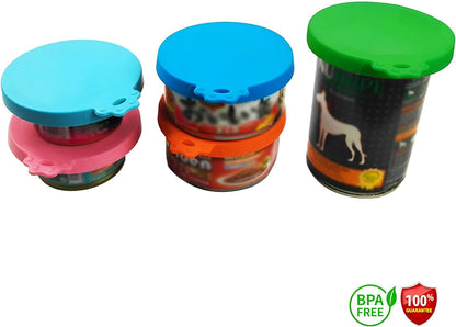 Pet Can Covers/Universal BPA Free & Dishwasher Safe/Silicone Pet Food Can Lid Covers