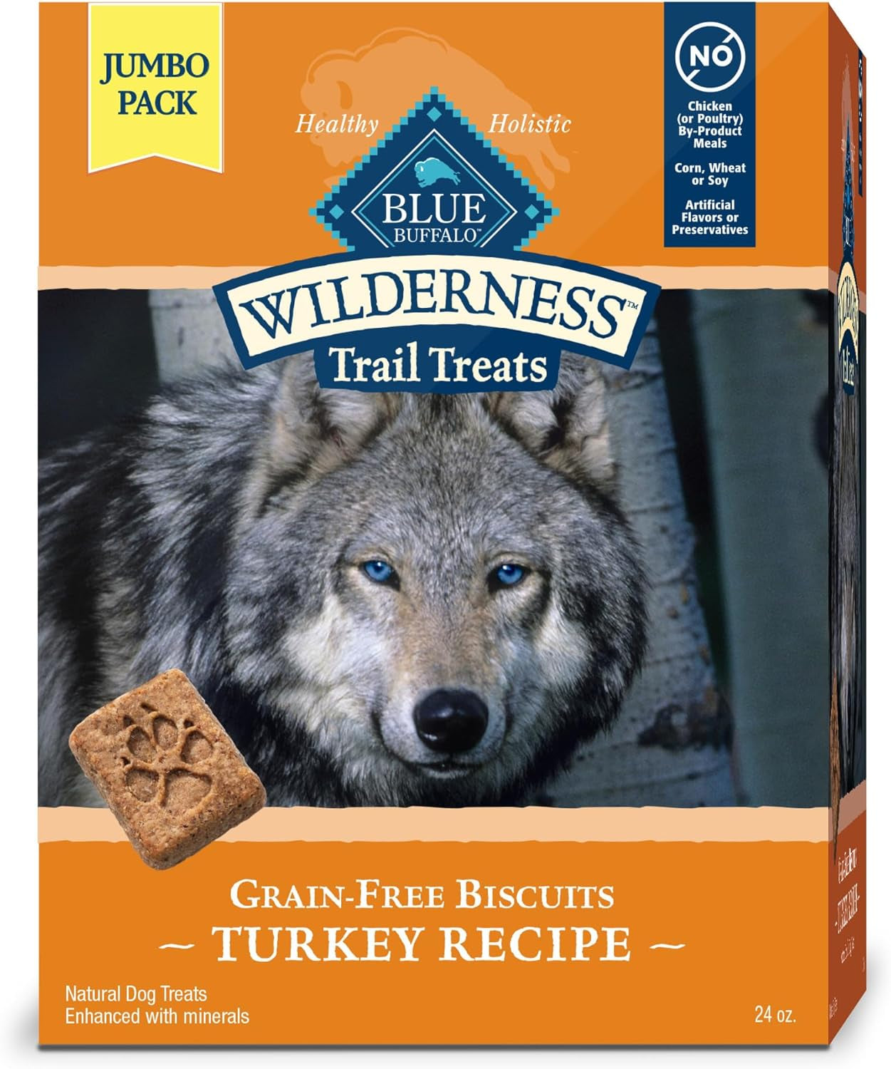 Wilderness Trail Treats Grain Free Biscuits Crunchy Dog Treats