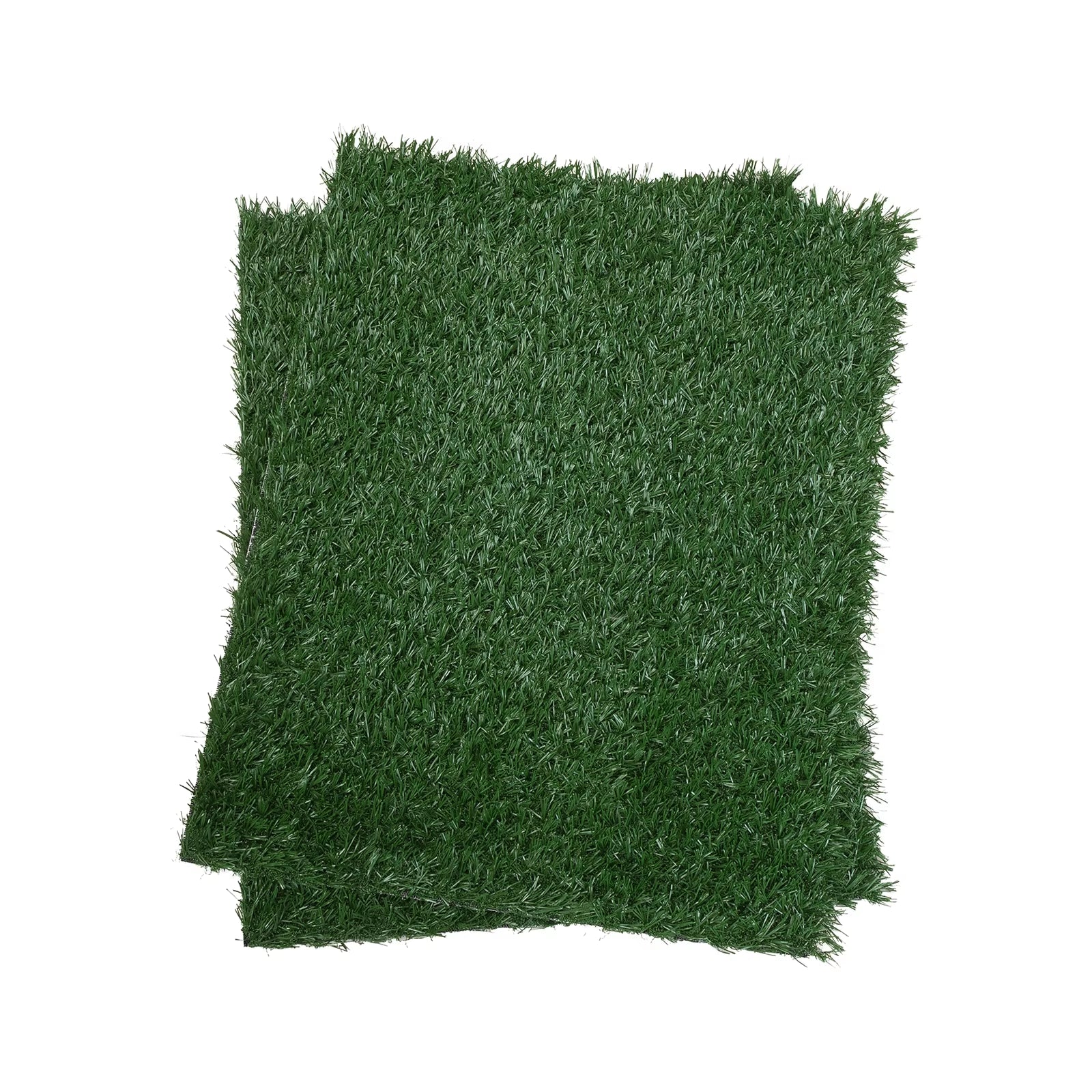 2PCS Realistic Artificial Grass Rug for Pet Potty Training, Synthetic Dog Pee Grass Turf Patch Carpet Pad for Indoor Outdoor