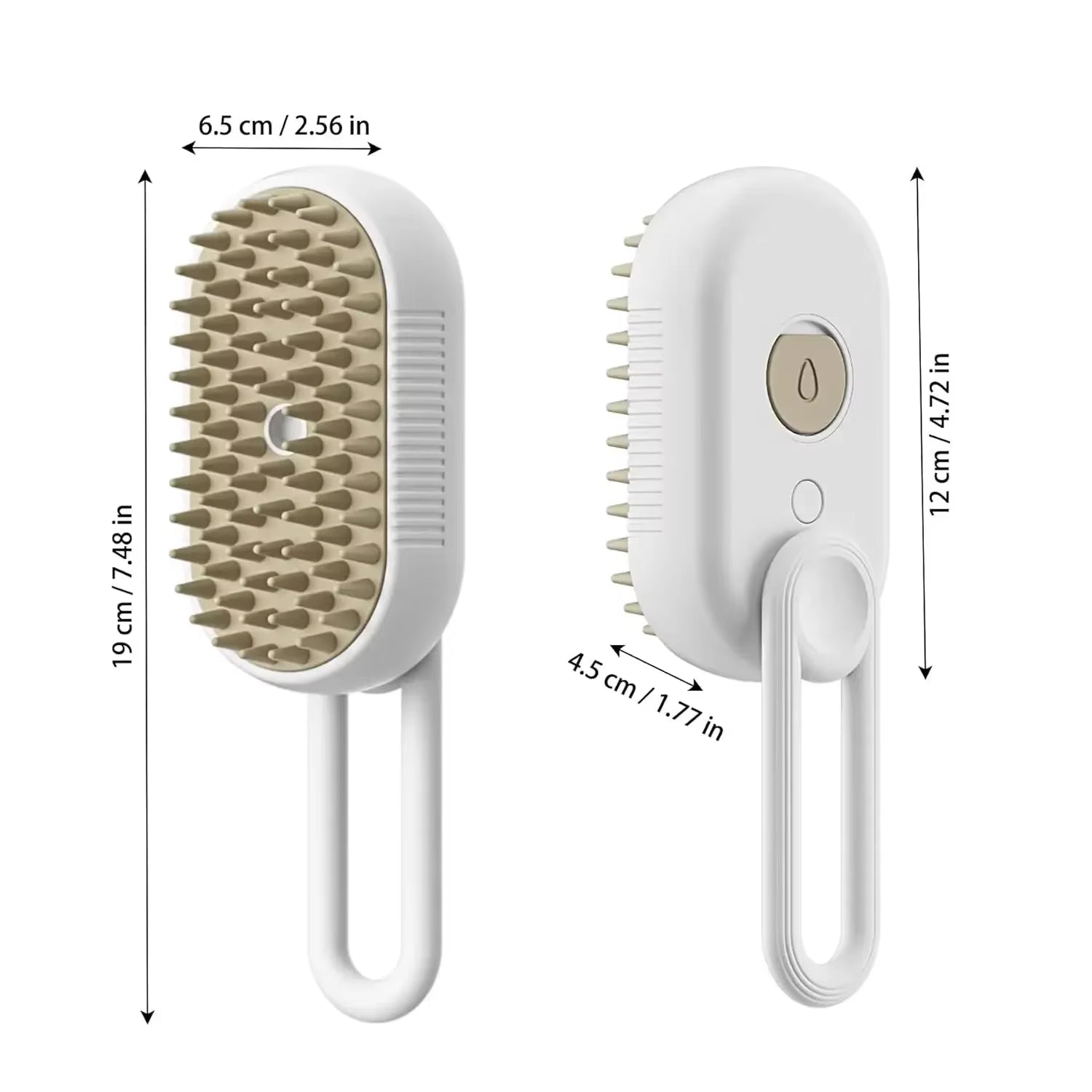 Cat Steam Brush Electric Spray Cat Hair Brush 3 in 1 Dog Steam Brush for Massage Pet Grooming Pet Hair Remover Pet Accessories